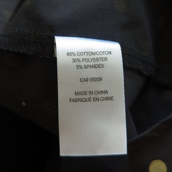 Cleo polka dot cotton blend sleeveless collared blouse - Picture 5 of 6